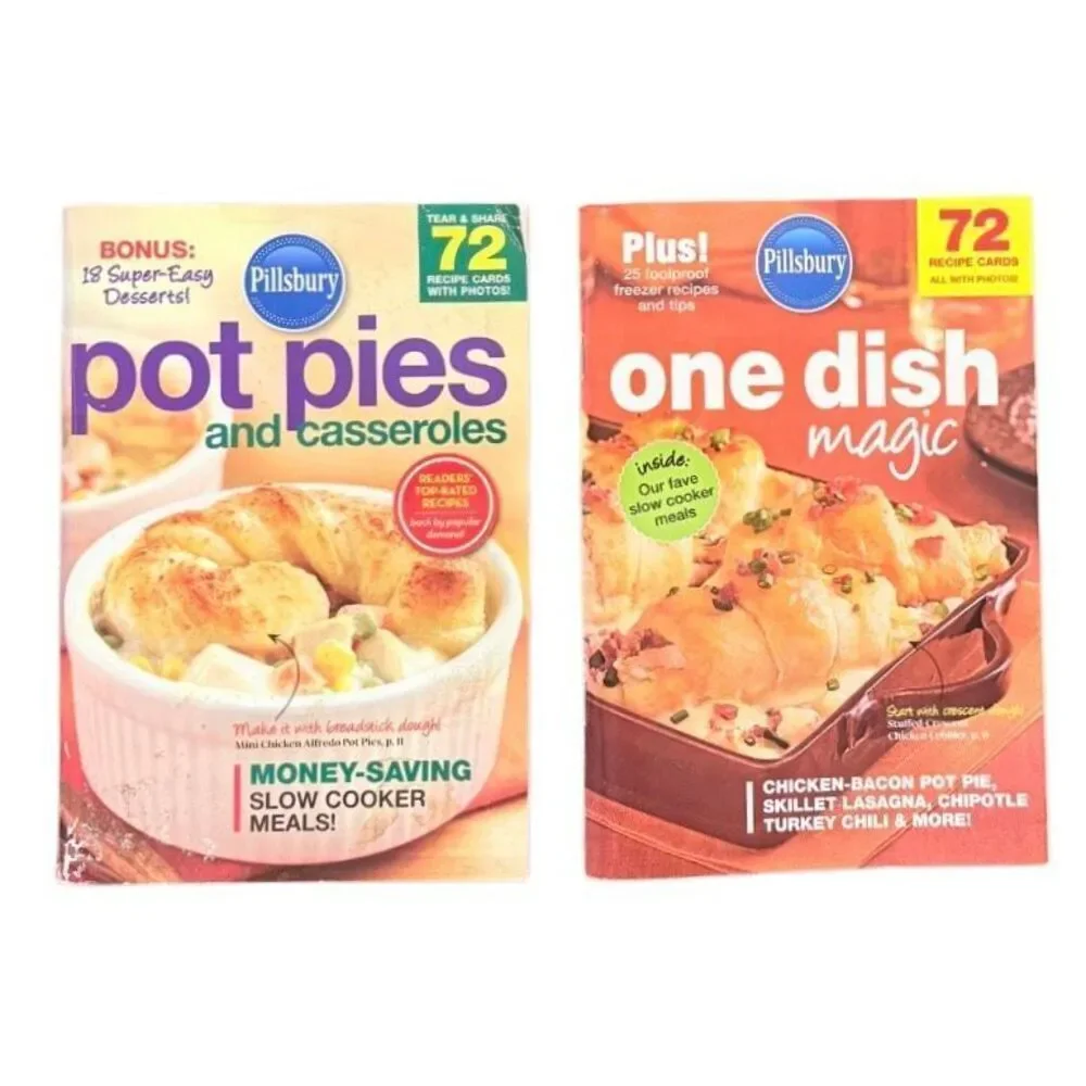 Pillsbury Vintage Cookbooks Set of 4